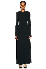 The Row Venusia Dress in BLACK, view 1, click to view large image.