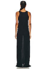 The Row Farissa Dress in Midnight, view 3, click to view large image.