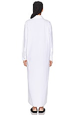 The Row Izumi Dress in OFF WHITE, view 3, click to view large image.