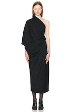 The Row Dorota Dress in Black, view 1, click to view large image.