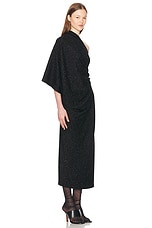 The Row Dorota Dress in Black, view 2, click to view large image.