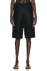 ショートパンツ THE ROW Women Shorts  Burmudas 7365W2571BLK Black THE ROW Bermuda Shorts | endource