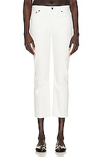 The Row Goldin Jean in White, view 1, click to view large image.