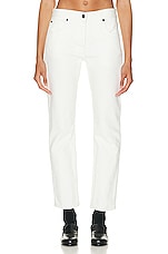 The Row Riaco Straight Leg in White, view 1, click to view large image.