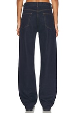 The Row Berty Wide Leg in Indigo, view 3, click to view large image.