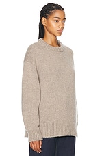 The Row Himus Sweater in Taupe, view 2, click to view large image.