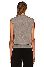 The Row Balham Sweater in Medium Grey, view 3, click to view large image.