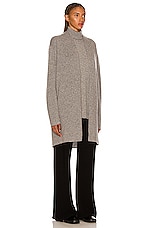 The Row Fulham Cardigan in Medium Heather Grey, view 2, click to view large image.