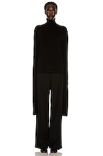 The Row Carlus Top in Black, view 1, click to view large image.