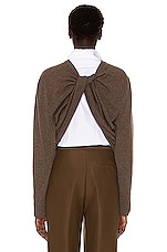 The Row Laris Top in Taupe, view 3, click to view large image.