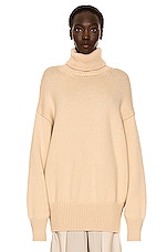 The Row Ludo Top in Light Beige, view 1, click to view large image.