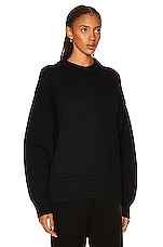The Row Ophelia Sweater in Black, view 2, click to view large image.