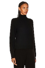 The Row Kensington Sweater in Black, view 2, click to view large image.