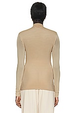 The Row Rudd Top in Tan, view 3, click to view large image.
