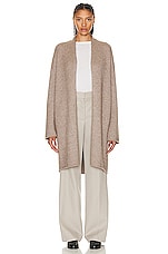 The Row Ernesto Cardigan in Light Taupe, view 1, click to view large image.