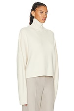 The Row Ezio Top in Light Ivory, view 2, click to view large image.