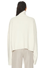 The Row Ezio Top in Light Ivory, view 3, click to view large image.