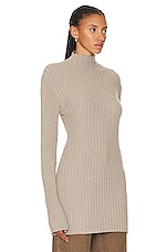 The Row Deidree Sweater in Taupe, view 2, click to view large image.
