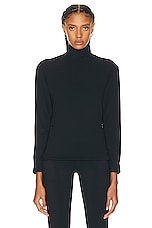 The Row Estreilla Sweater in Black, view 1, click to view large image.