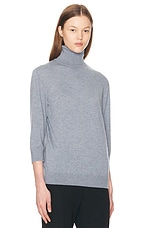 The Row Hevos Top in Chambray Melange, view 2, click to view large image.