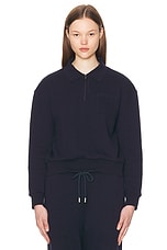 The Row Estee Pullover in Navy, view 1, click to view large image.