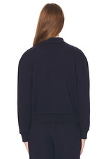 The Row Estee Pullover in Navy, view 3, click to view large image.