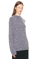 The Row Hauren Sweater in Blue & Porcelain, view 2, click to view large image.