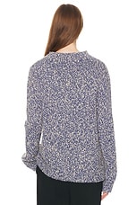 The Row Hauren Sweater in Blue & Porcelain, view 3, click to view large image.