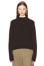 The Row Hensi Sweater in Brown, view 1, click to view large image.