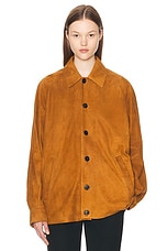 The Row Sedor Jacket in Cognac, view 1, click to view large image.