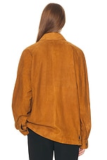 The Row Sedor Jacket in Cognac, view 3, click to view large image.