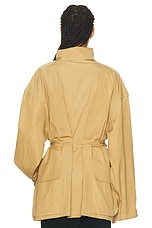 The Row Pierrick Jacket in Brown Paper, view 3, click to view large image.