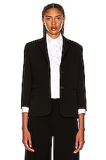 The Row Schoolgirl Jacket in Black, view 2, click to view large image.