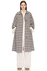 【関税込み】The Row ホワイト Tavisha コート The Row Tavishina Coat in Black & Beige | FWRD