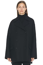 The Row Azuron Coat in Black | FWRD