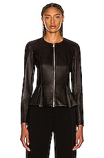 The Row Anasta Jacket in Black, view 1, click to view large image.