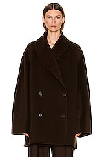 The Row Polli Jacket in Dark Chocolate FWRD