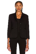 The Row Brentwood Jacket in Black, view 1, click to view large image.
