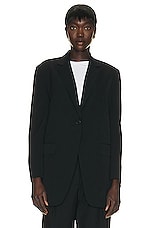 The Row Obine Jacket in Black, view 1, click to view large image.