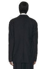 The Row Bastienne Jacket in Navy, view 4, click to view large image.