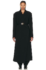 The Row Dhani Coat in Black, view 1, click to view large image.