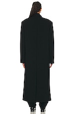 The Row Dhani Coat in Black, view 4, click to view large image.
