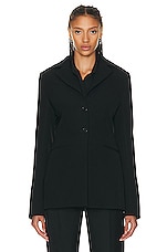 The Row Giglius Jacket in Black, view 1, click to view large image.
