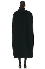 The Row Mildina Coat in Black, view 3, click to view large image.