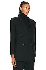 The Row Myriam Jacket in Black, view 2, click to view large image.