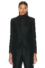The Row Dru Jacket in Black, view 1, click to view large image.