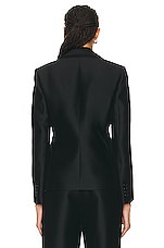 The Row Dru Jacket in Black, view 3, click to view large image.