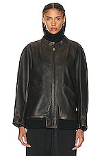 The Row Kengia Jacket in Brown, view 1, click to view large image.