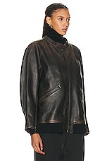 The Row Kengia Jacket in Brown, view 2, click to view large image.