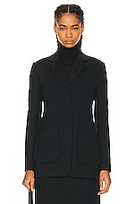 The Row Yedid Jacket in Black, view 1, click to view large image.